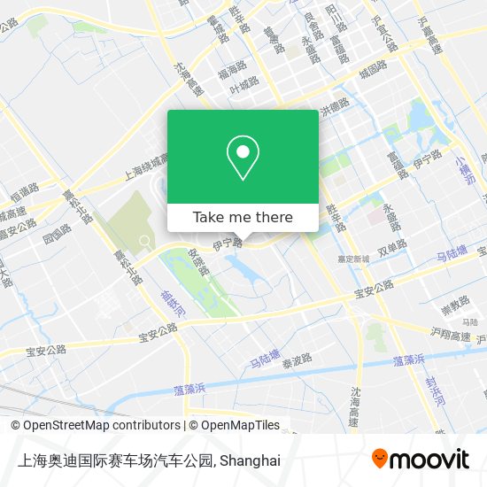 上海奥迪国际赛车场汽车公园 map