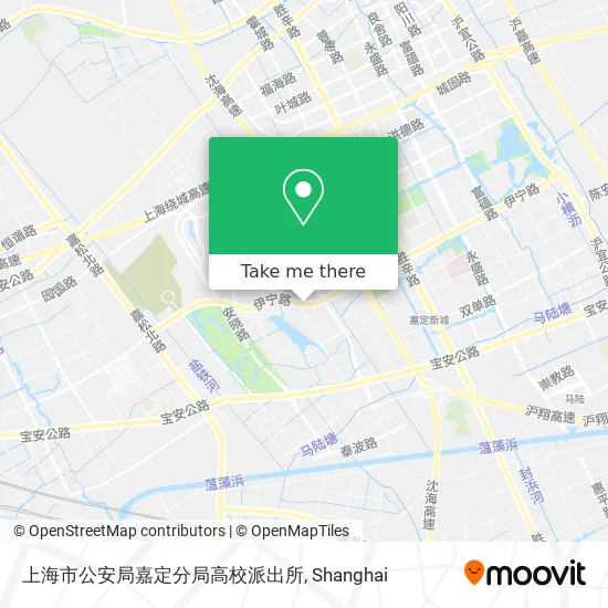 上海市公安局嘉定分局高校派出所 map