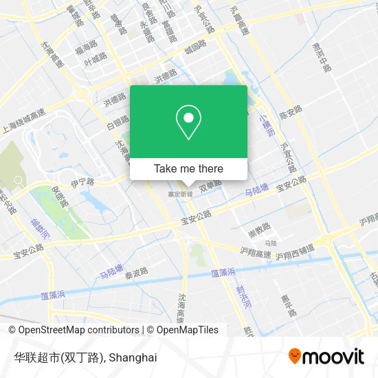 华联超市(双丁路) map