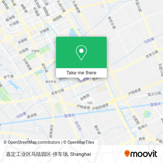 嘉定工业区马陆园区-停车场 map