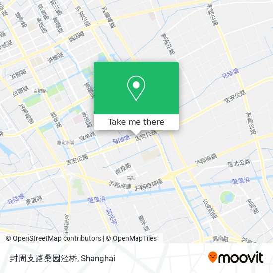 封周支路桑园泾桥 map