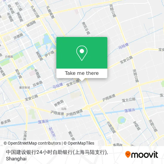 中国建设银行24小时自助银行(上海马陆支行) map