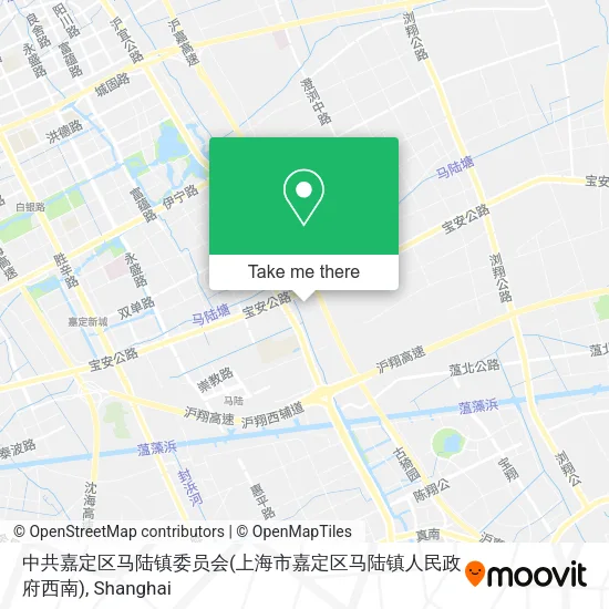 中共嘉定区马陆镇委员会(上海市嘉定区马陆镇人民政府西南) map