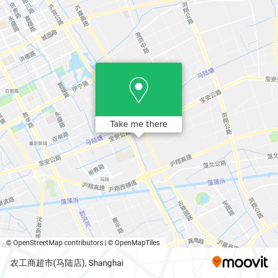 农工商超市(马陆店) map