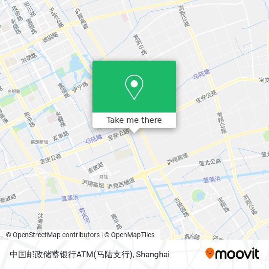 中国邮政储蓄银行ATM(马陆支行) map