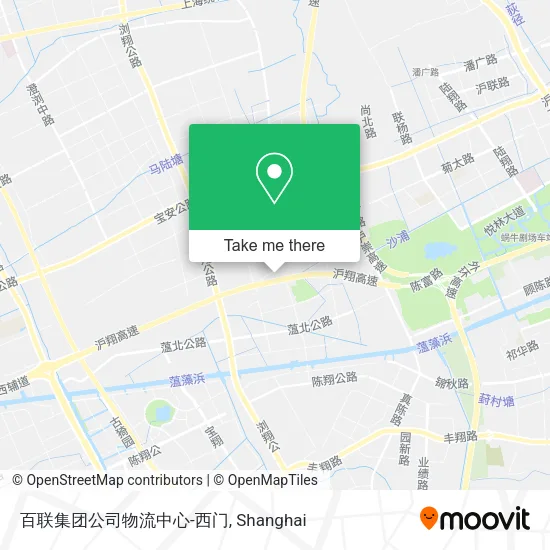 百联集团公司物流中心-西门 map