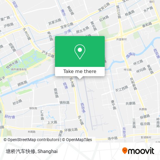 塘桥汽车快修 map