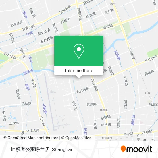 上坤极客公寓呼兰店 map