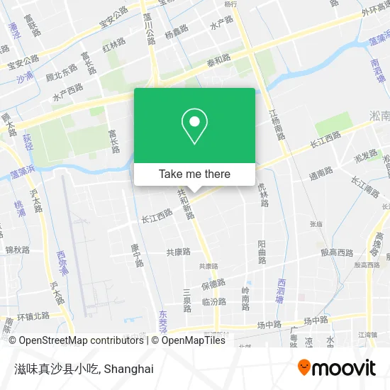 滋味真沙县小吃 map
