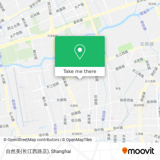 自然美(长江西路店) map