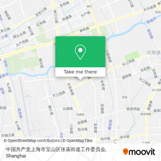 中国共产党上海市宝山区张庙街道工作委员会 map