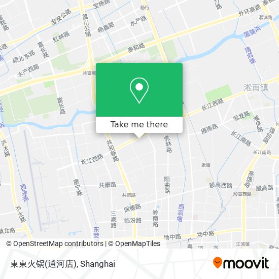 東東火锅(通河店) map