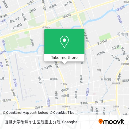 复旦大学附属华山医院宝山分院 map