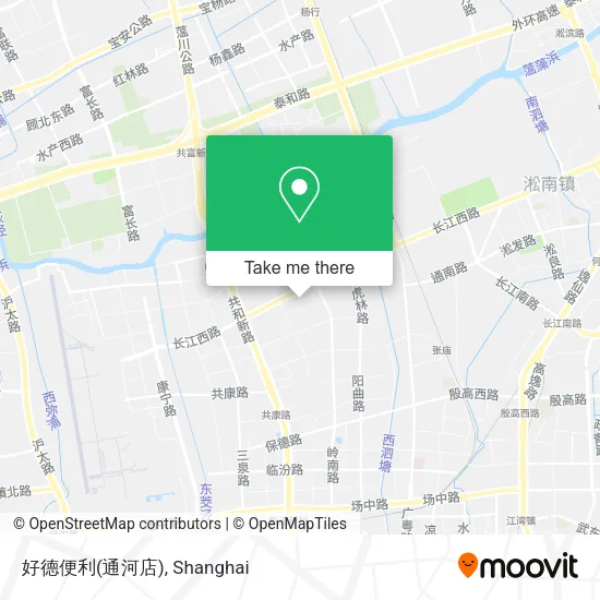 好德便利(通河店) map