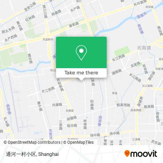 通河一村小区 map