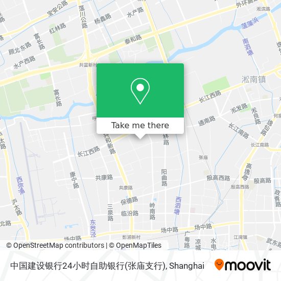 中国建设银行24小时自助银行(张庙支行) map