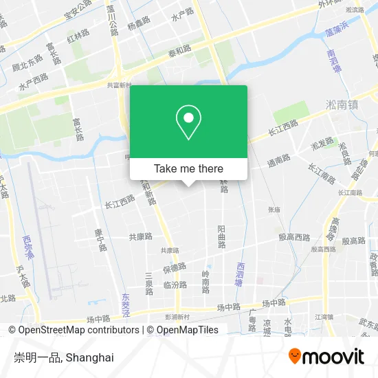 崇明一品 map