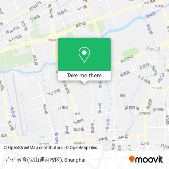 心程教育(宝山通河校区) map