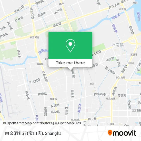 白金酒礼行(宝山店) map