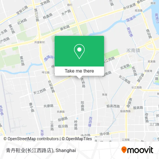 青丹鞋业(长江西路店) map