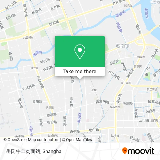 岳氏牛羊肉面馆 map