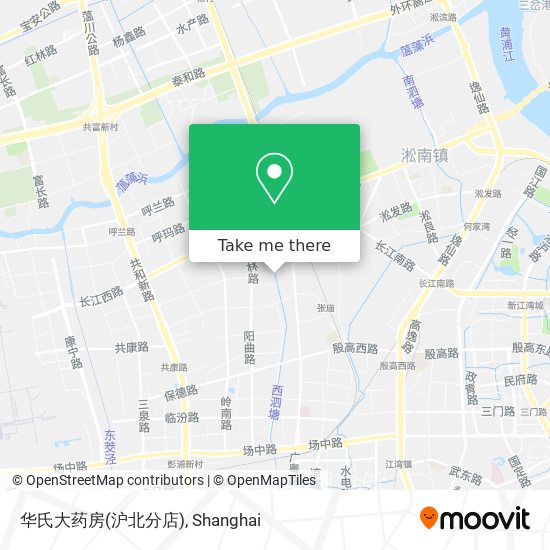 华氏大药房(沪北分店) map