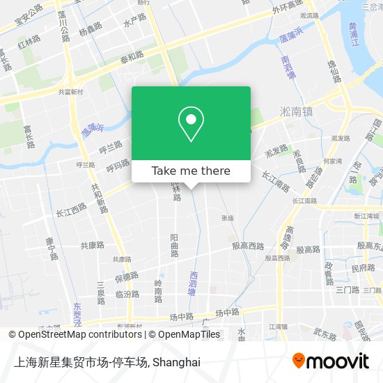 上海新星集贸市场-停车场 map