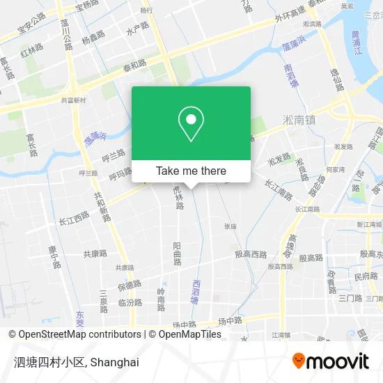 泗塘四村小区 map