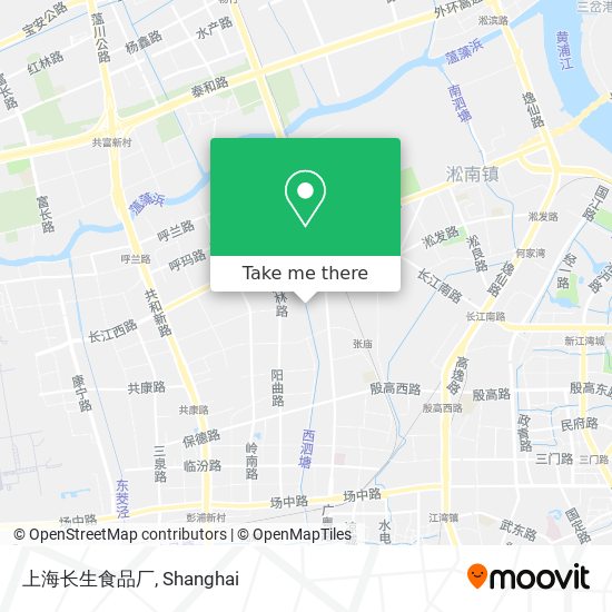 上海长生食品厂 map