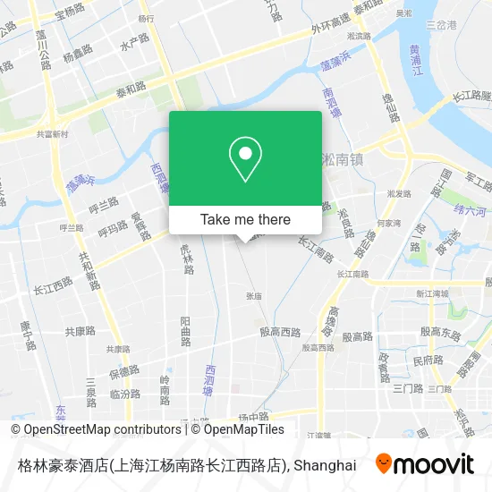 格林豪泰酒店(上海江杨南路长江西路店) map