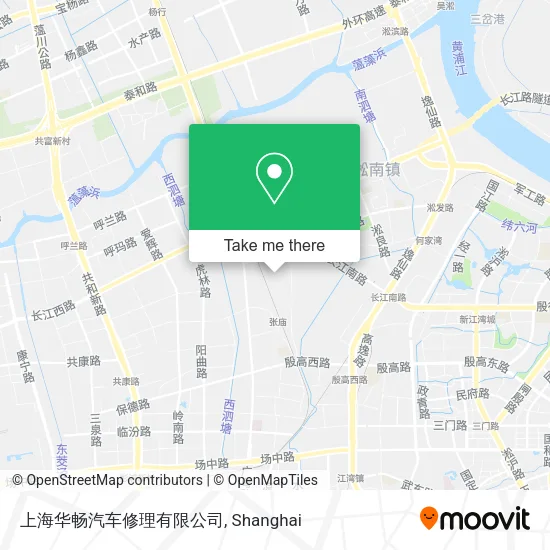 上海华畅汽车修理有限公司 map