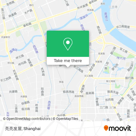 亮亮发屋 map