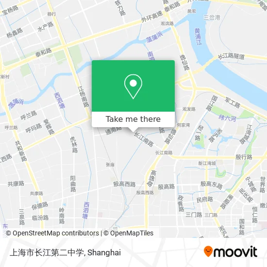 上海市长江第二中学 map