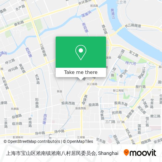 上海市宝山区淞南镇淞南八村居民委员会 map