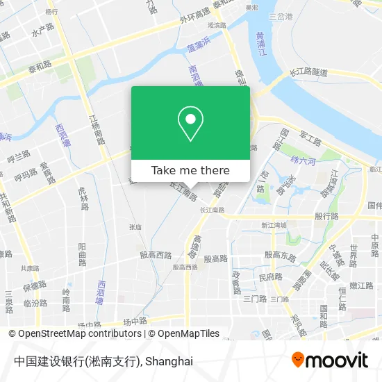 中国建设银行(淞南支行) map