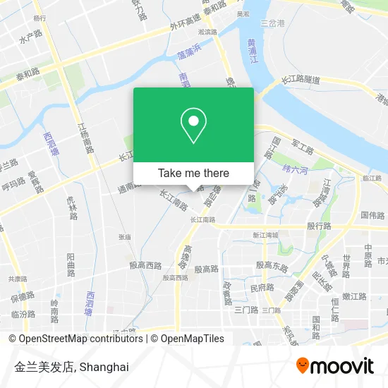 金兰美发店 map