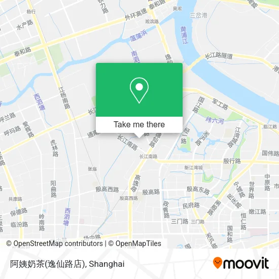阿姨奶茶(逸仙路店) map