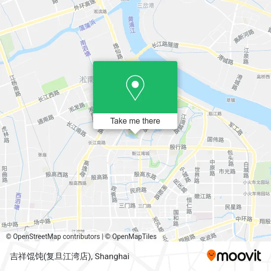 吉祥馄饨(复旦江湾店) map
