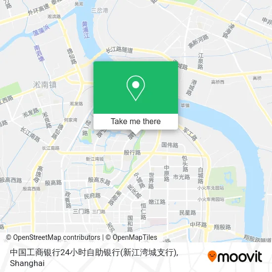 中国工商银行24小时自助银行(新江湾城支行) map