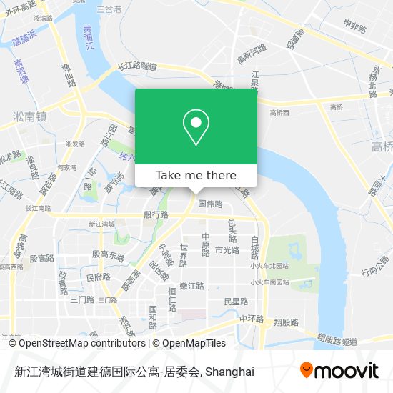 新江湾城街道建德国际公寓-居委会 map