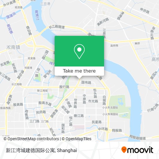 新江湾城建德国际公寓 map