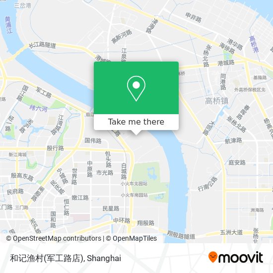 和记渔村(军工路店) map