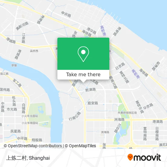 上炼二村 map