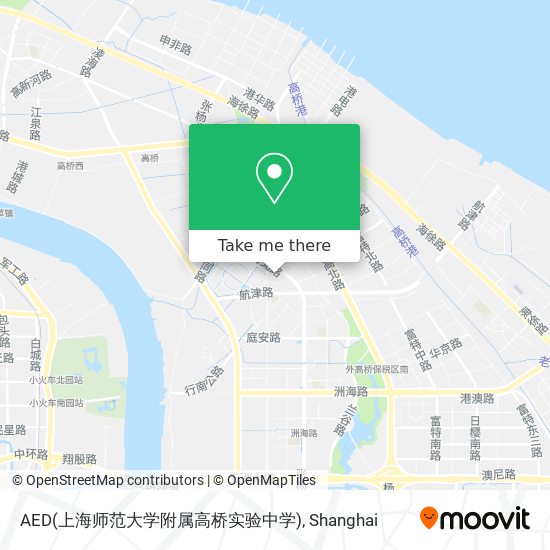 AED(上海师范大学附属高桥实验中学) map