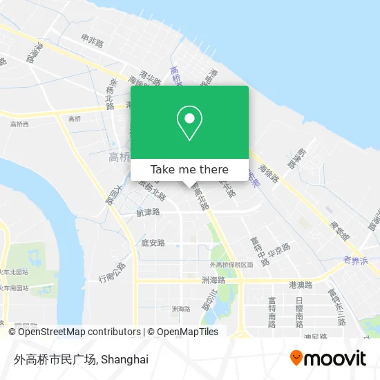外高桥市民广场 map