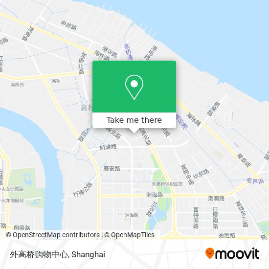 外高桥购物中心 map