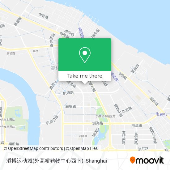 滔搏运动城(外高桥购物中心西南) map