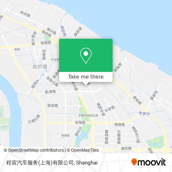 程宸汽车服务(上海)有限公司 map