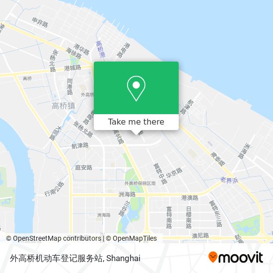 外高桥机动车登记服务站 map
