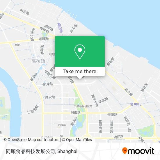 同顺食品科技发展公司 map